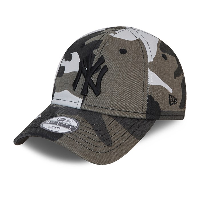 New York Yankees Camo Infant 9FORTY Lippis Harmaat - New Era Lippikset Outlet FI-396572
